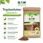 Kennenlernpaket Senior - Trockenfutter, Nassfutter und Hundeleckerli + GRATIS Spielzeug