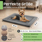 Hundedecke SAVO - Liegedecke - anthrazit / lagunengrün