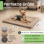 Hundedecke SAVO - Liegedecke - beige / sandbraun