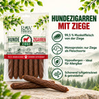 RAW Nature Hunde-Zigarre mit Ziege PUR