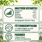 RAW Nature Hunde-Zigarre mit Ziege PUR