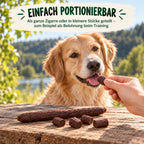 RAW Nature Hunde-Zigarre mit Ziege PUR