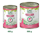 RAW Nature Nassfutter Lamm mit Süßkartoffel & Gerstengras – 400-g- und 800-g-Dose