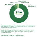 RAW Nature Nassfutter Pferd mit Leinsamen
