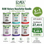 Nassfutter Probierpaket 800g (5 + 1 Gratis)