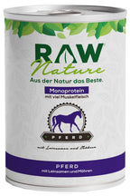 RAW Nature Nassfutter Pferd mit Leinsamen